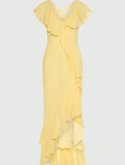 Abito con volant - GIALLO