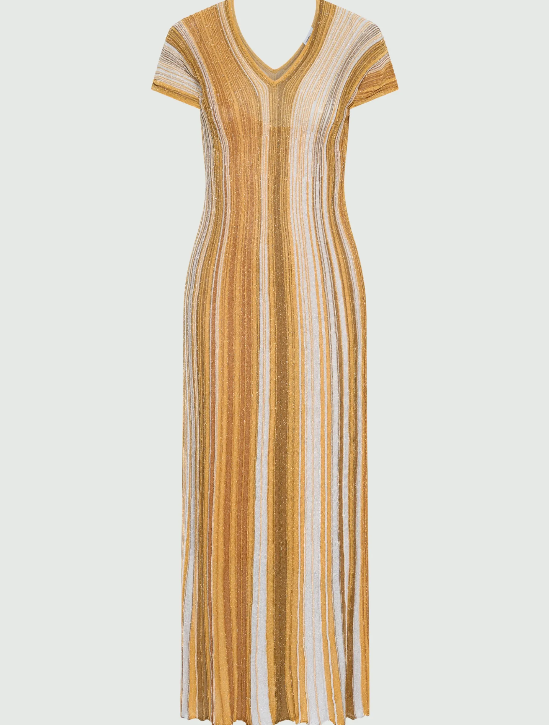 Abito in jersey con lurex - ZAFFERANO