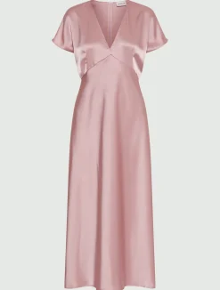 Abito in satin - ROSA