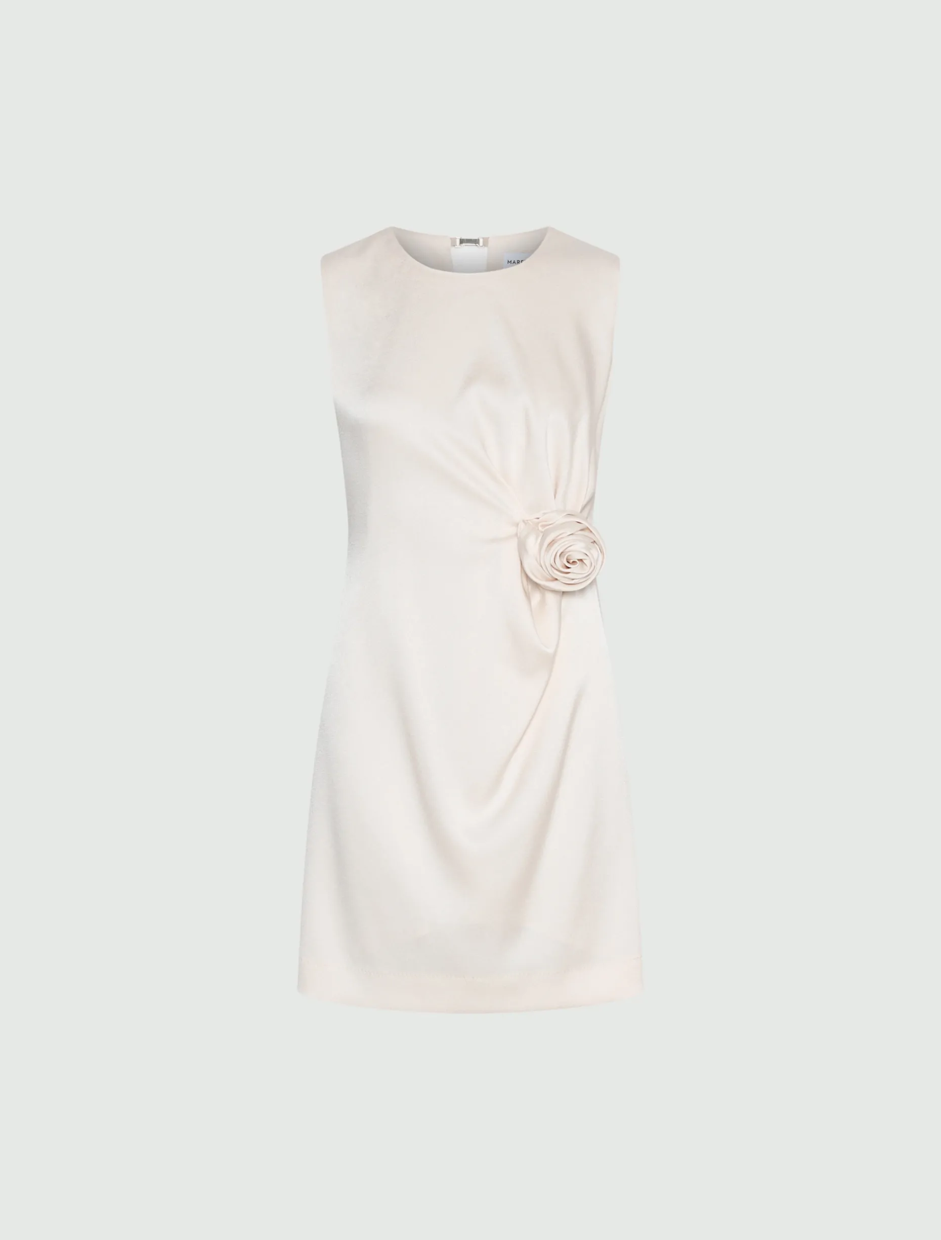 Abito smanicato in satin - CIPRIA