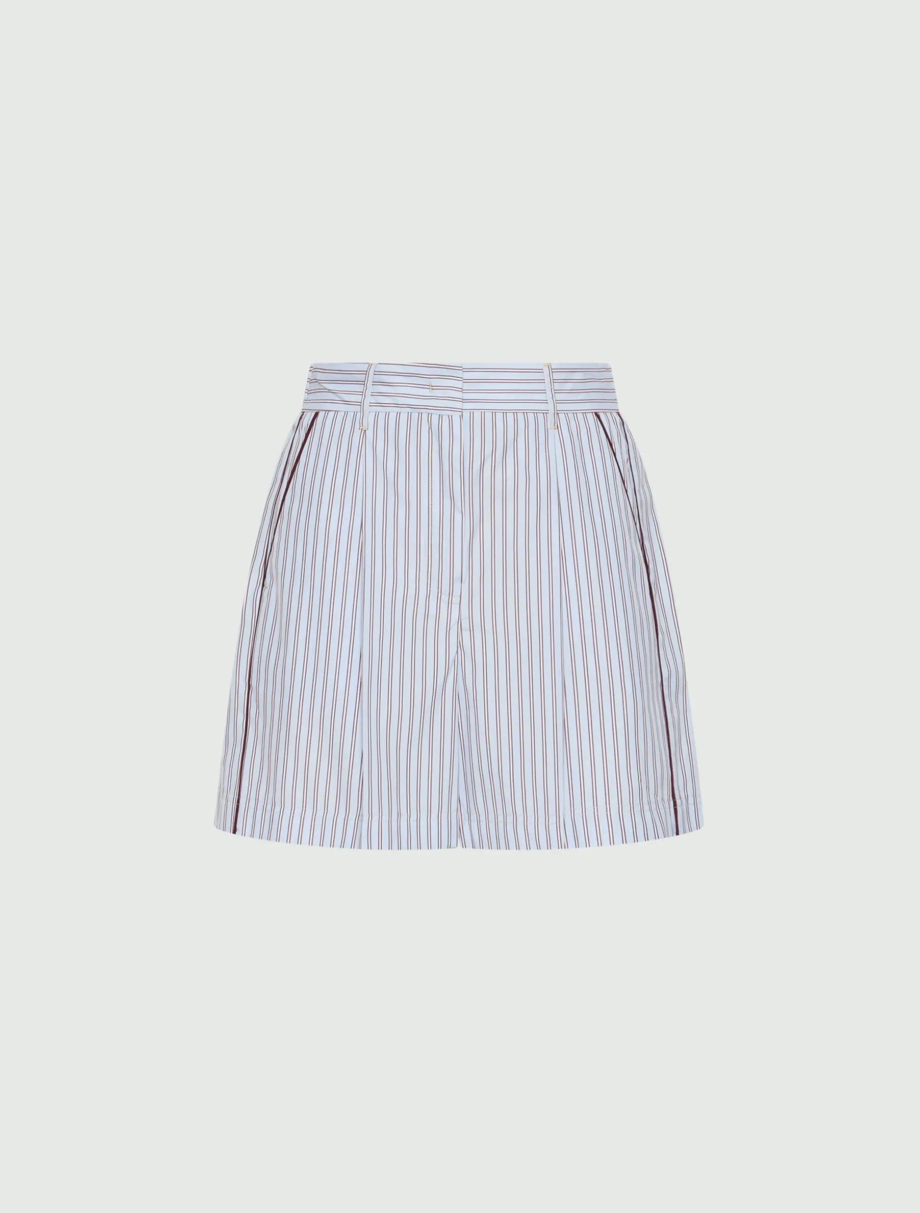 Bermuda in popeline - AZZURRO