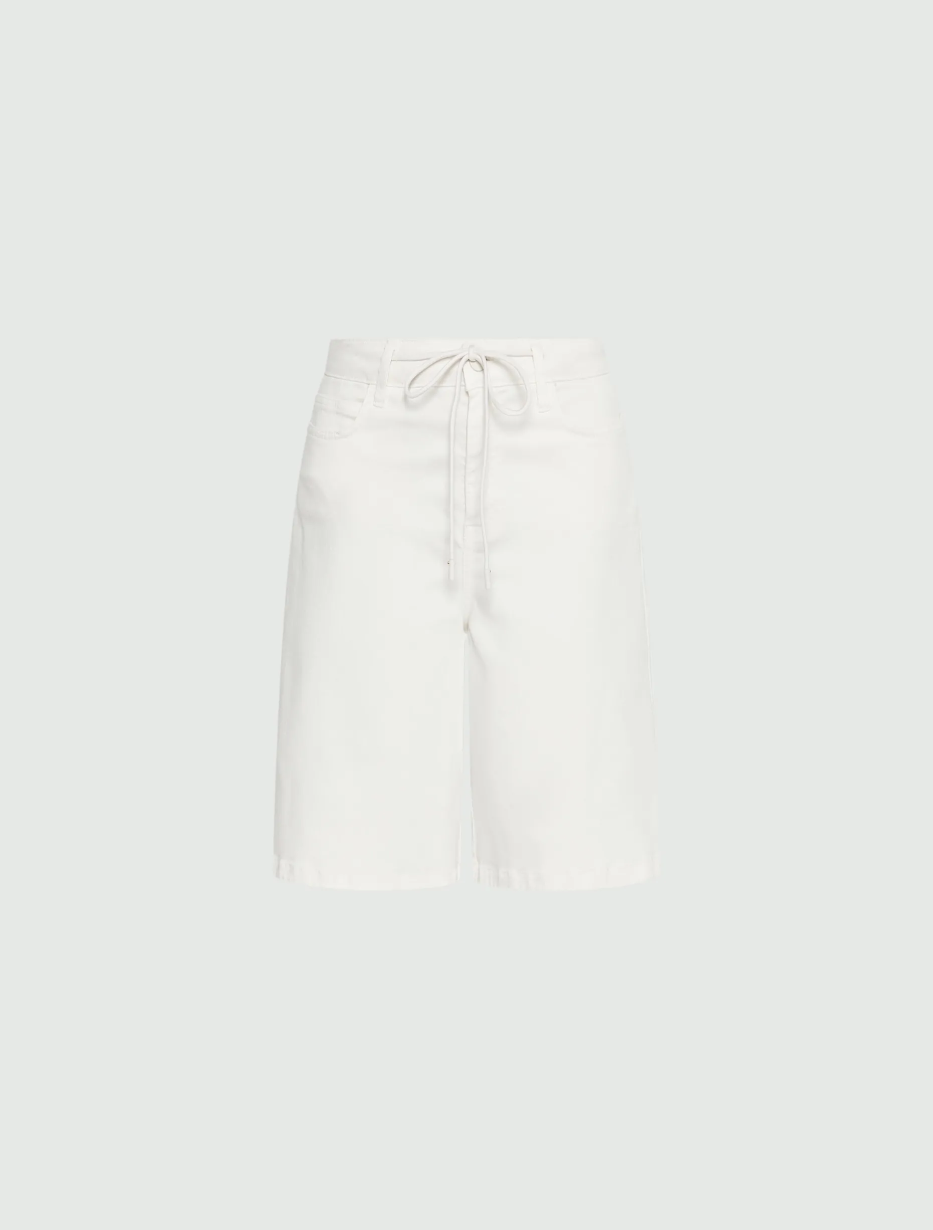 Bermuda 5 tasche - BIANCO LANA