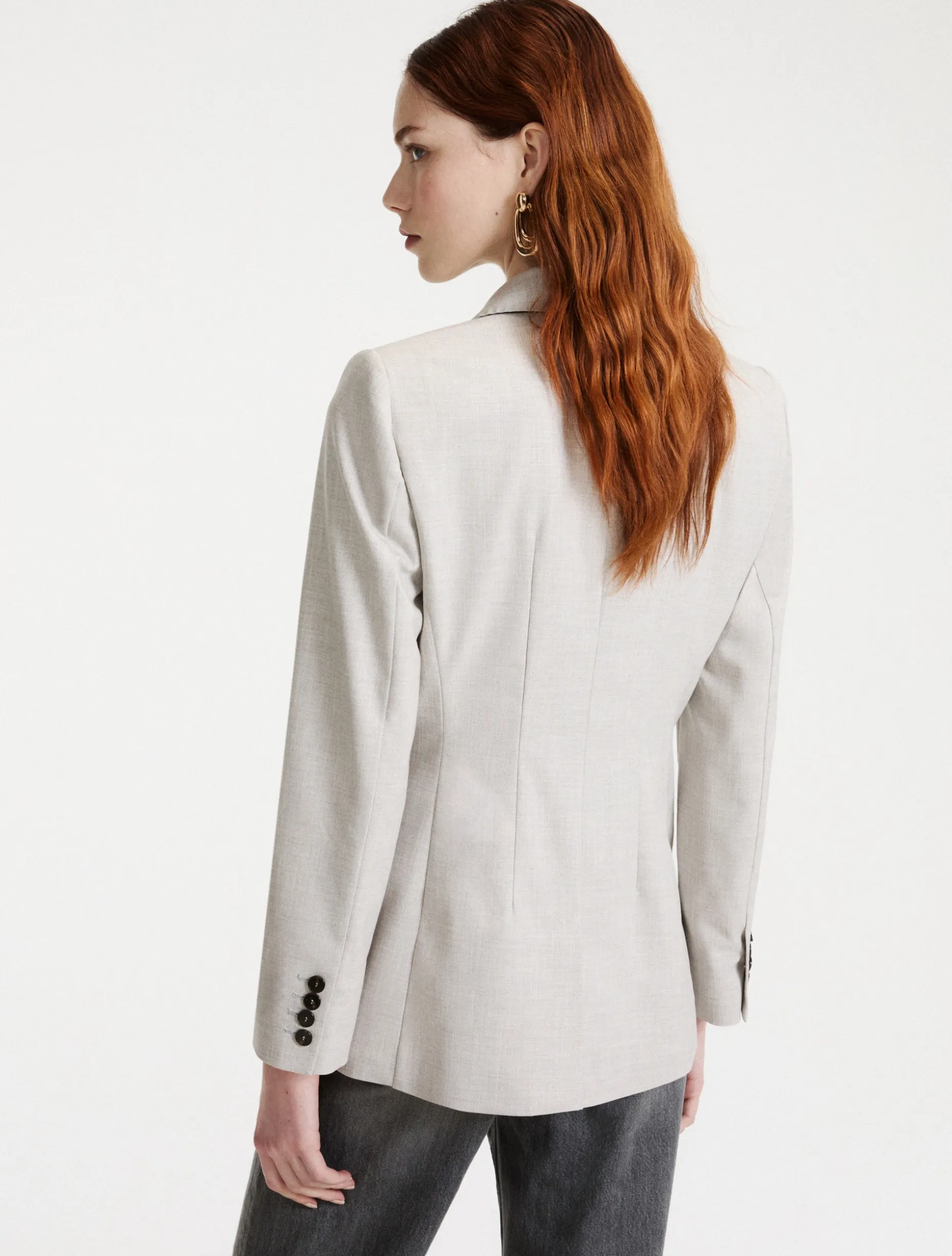 Blazer doppiopetto - GRIGIO CHIARO