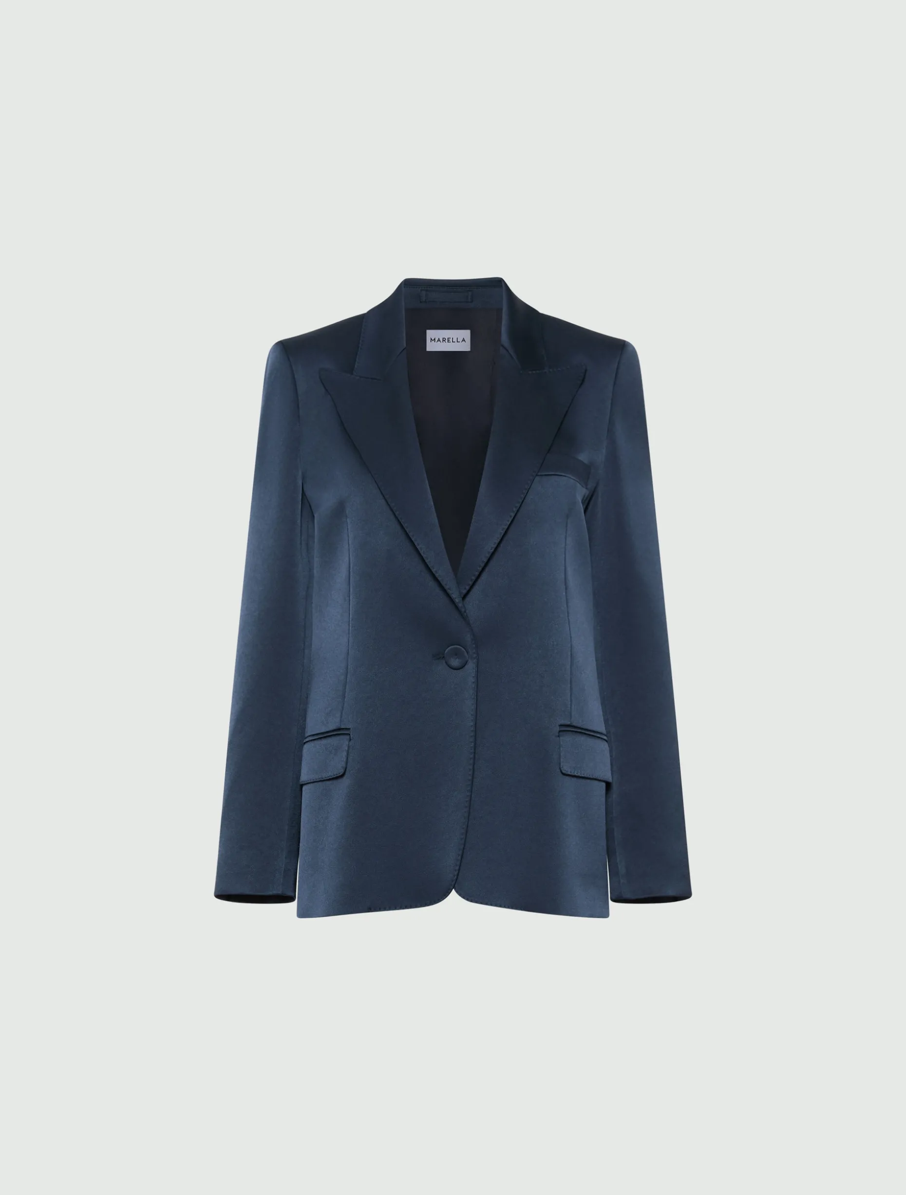 Blazer monopetto in satin - AVIAZIONE