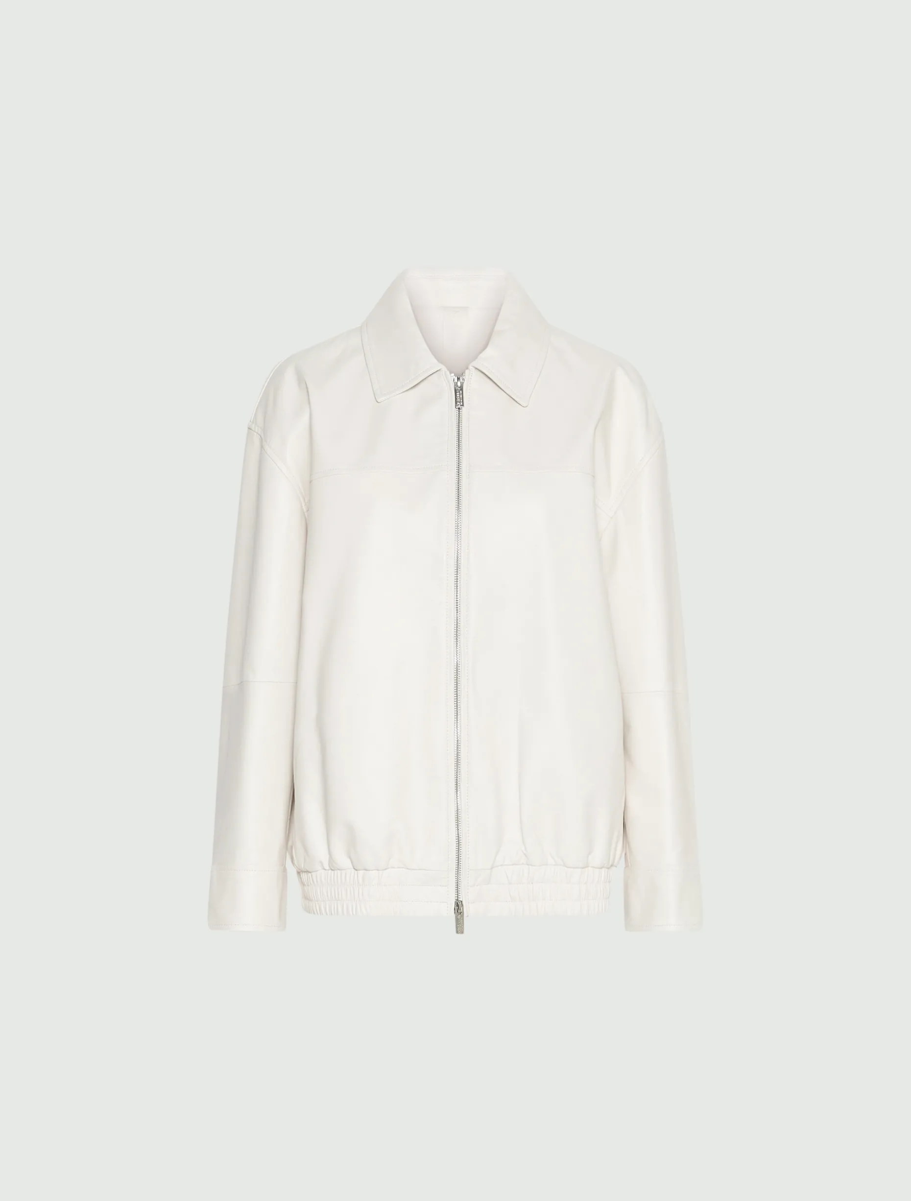 Blouson in nappa - BIANCO LANA