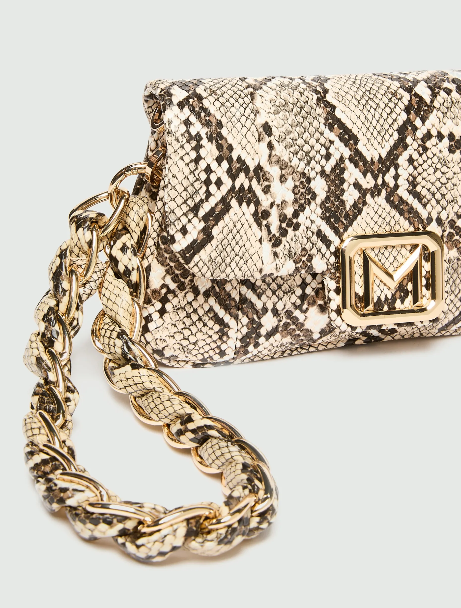 Borsa Le Muse mini in tessuto spalmato - NATURALE