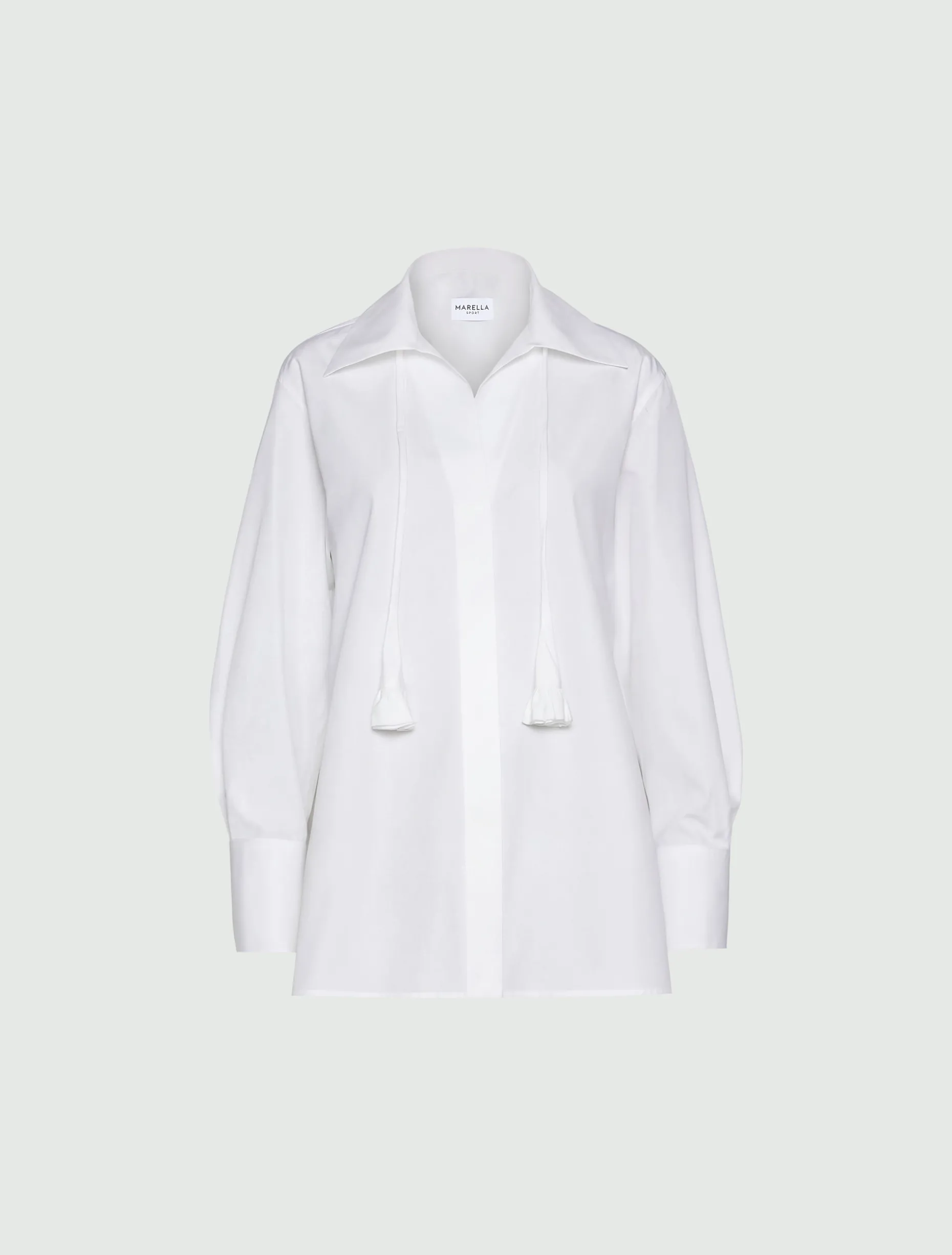 Camicia in popeline di cotone - BIANCO OTTICO