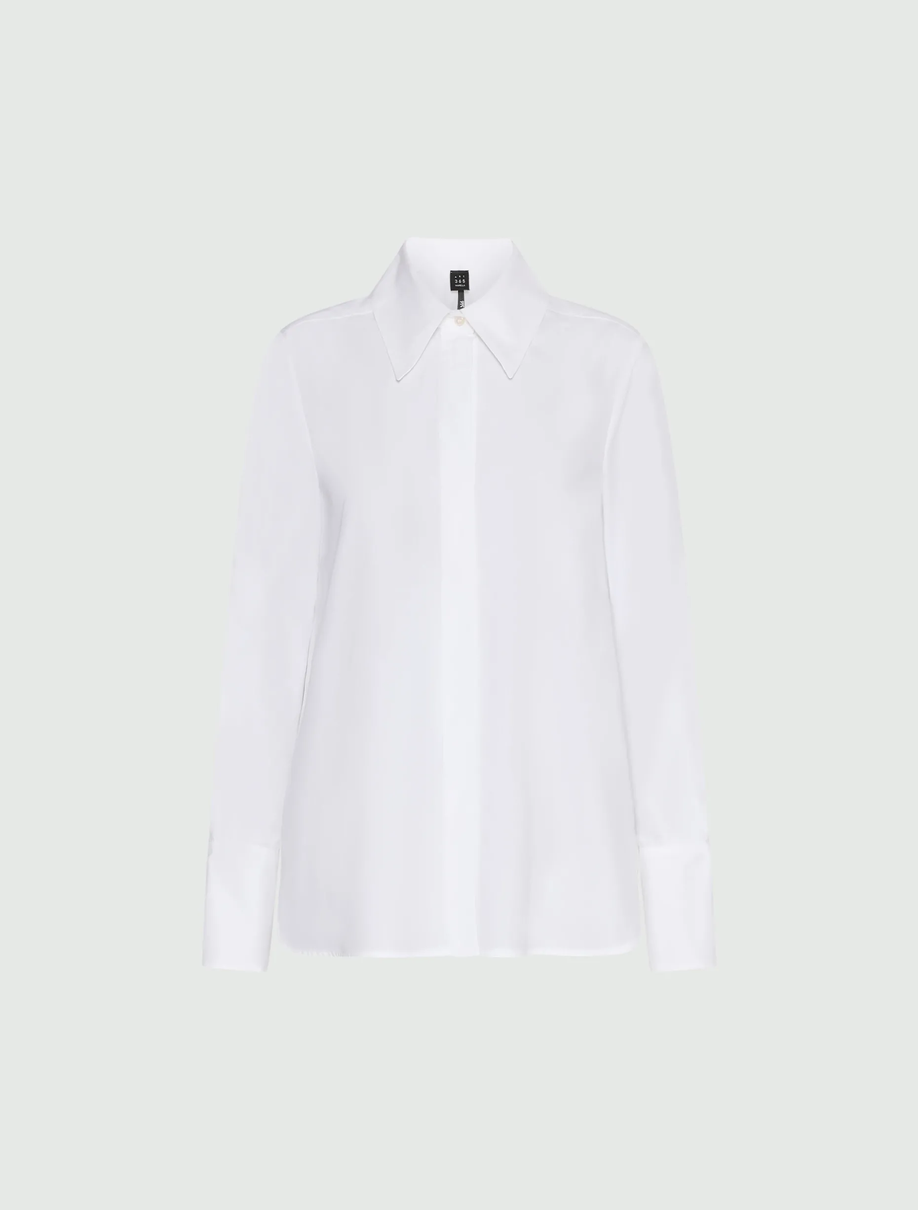 Camicia in popeline di cotone - BIANCO OTTICO