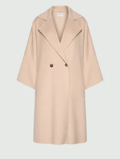 Cappotto oversize in double - NATURALE