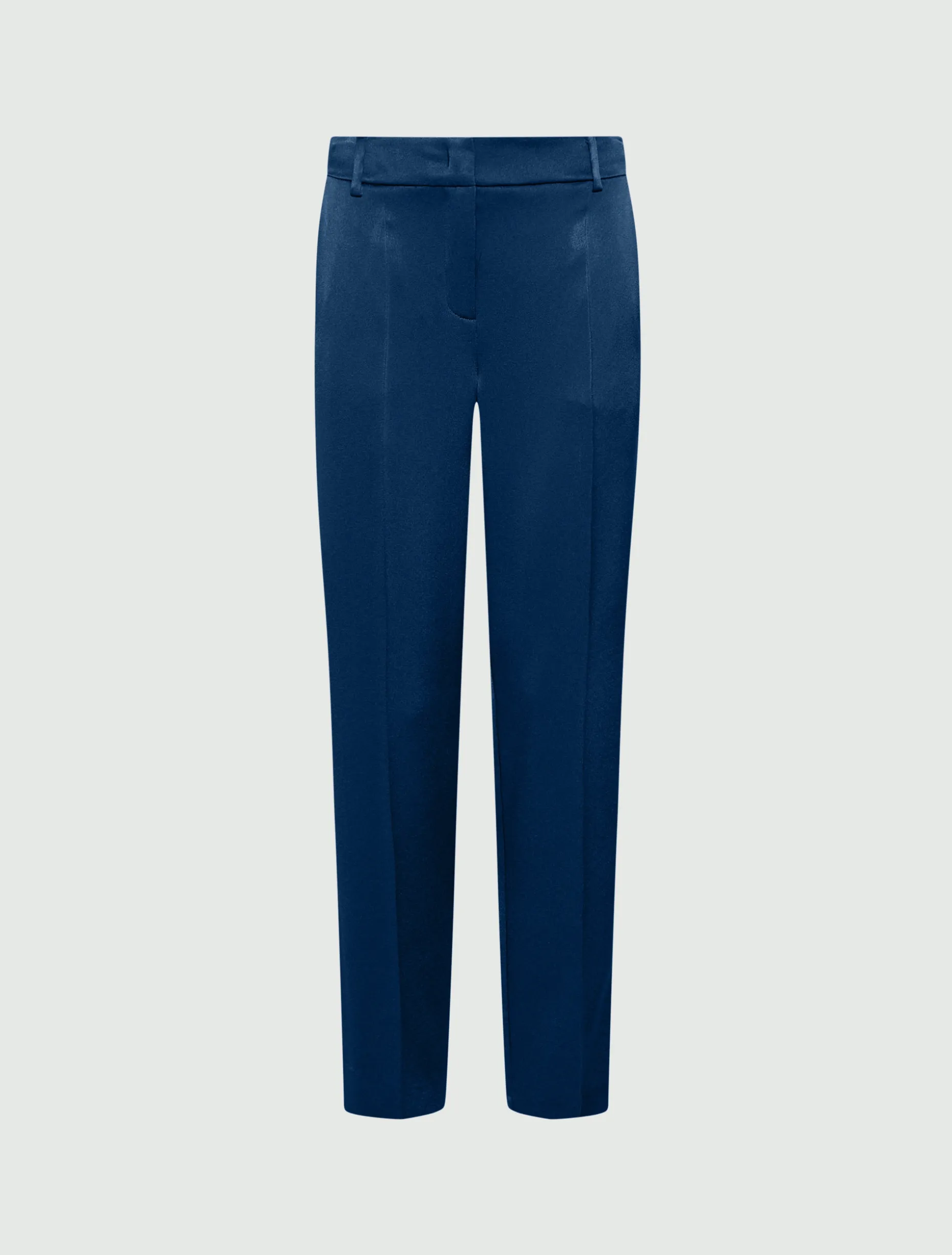 Chino in envers satin - BLU