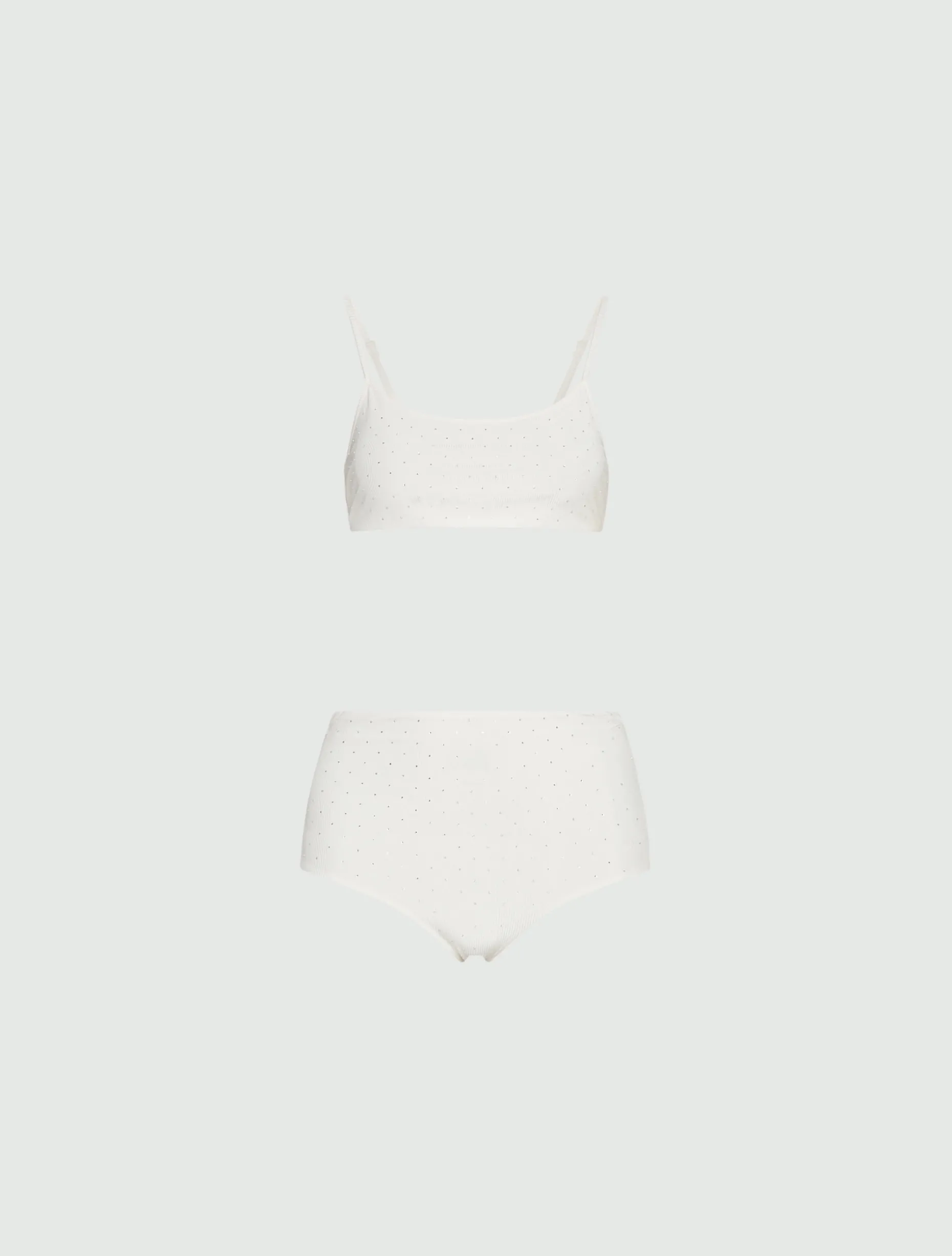 Coordinato in jersey - BIANCO LANA