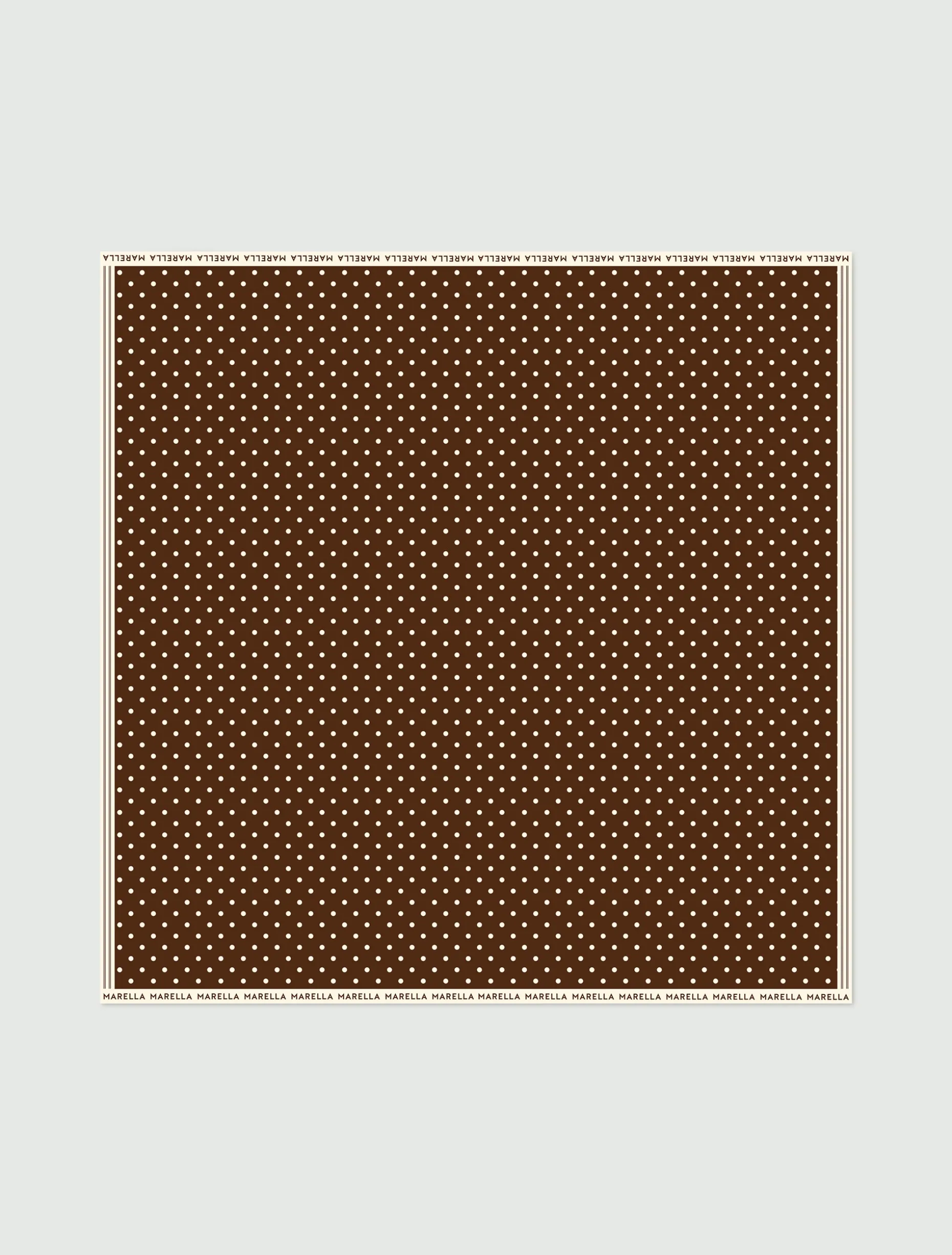 Foulard in seta a pois - TESTA MORO