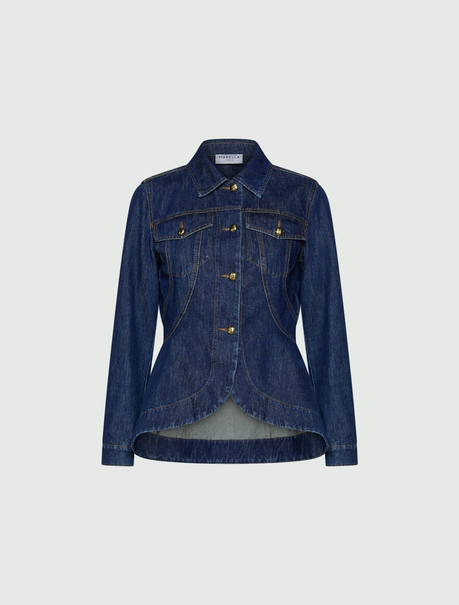 Giacca in denim lavato - BLUE JEANS