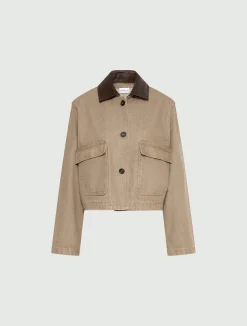 Giacchino in cotone - BEIGE