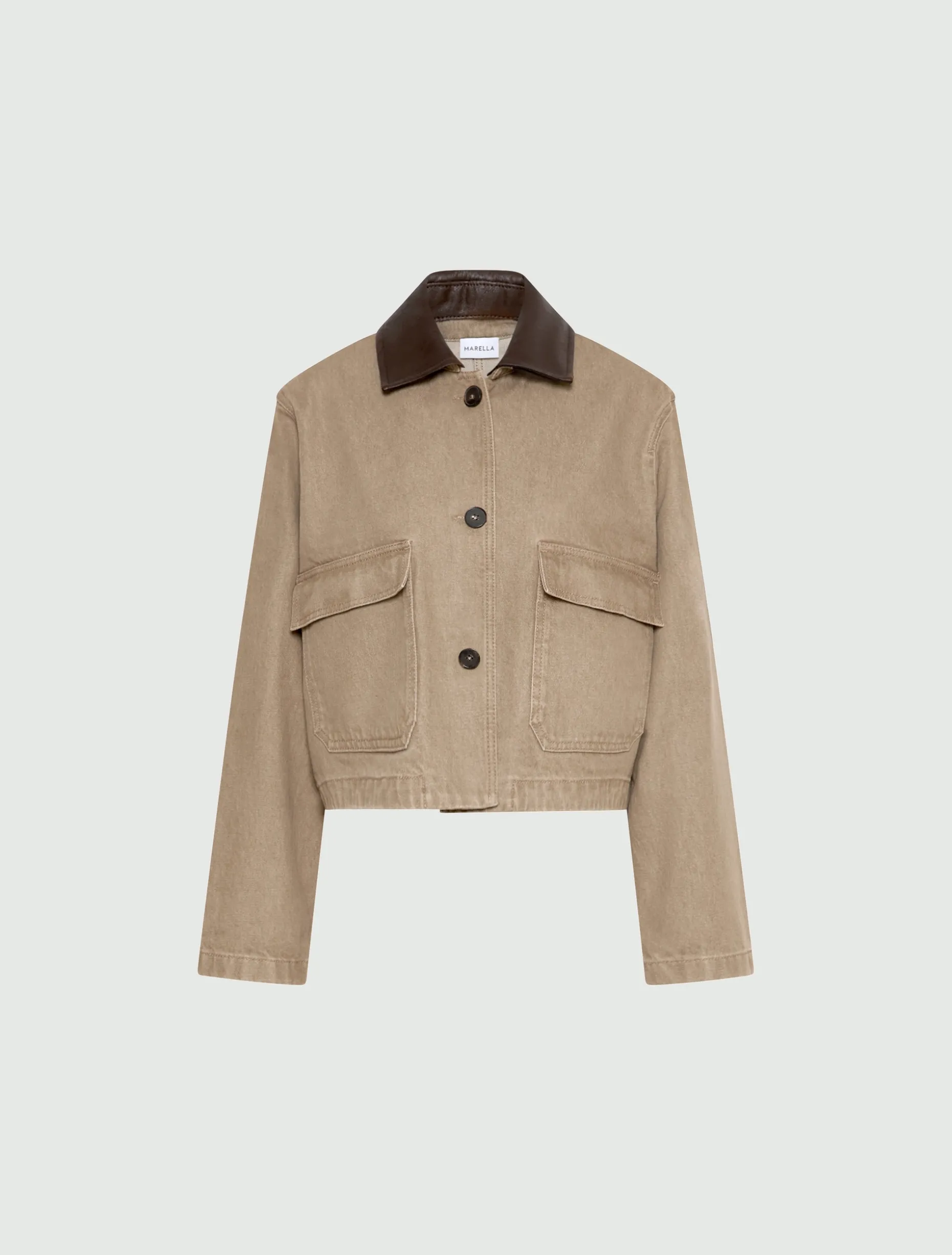 Giacchino in cotone - BEIGE