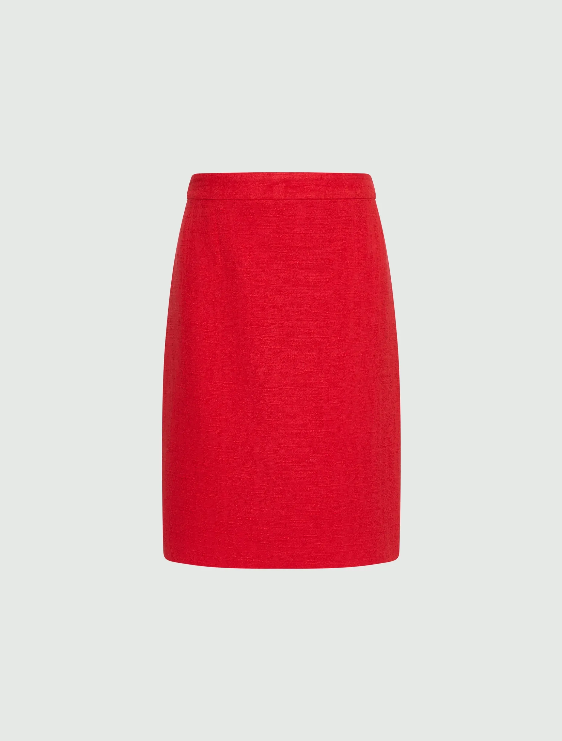 Gonna dritta in stuoia stretch - ROSSO