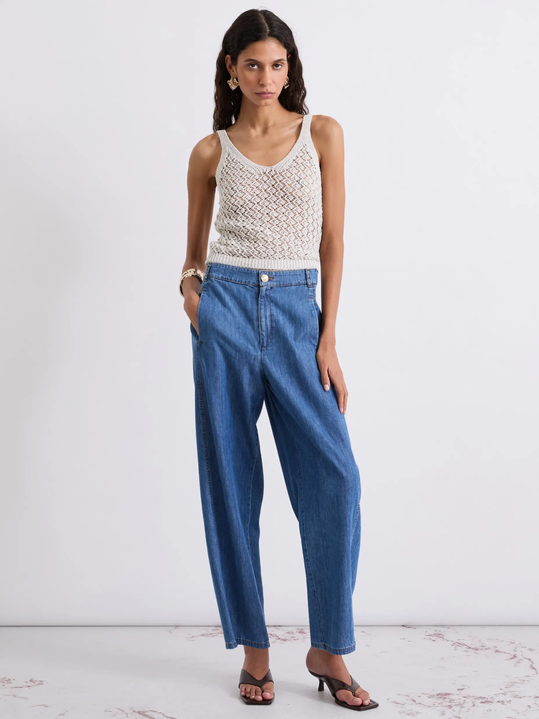 Jeans barrel - BLUE JEANS