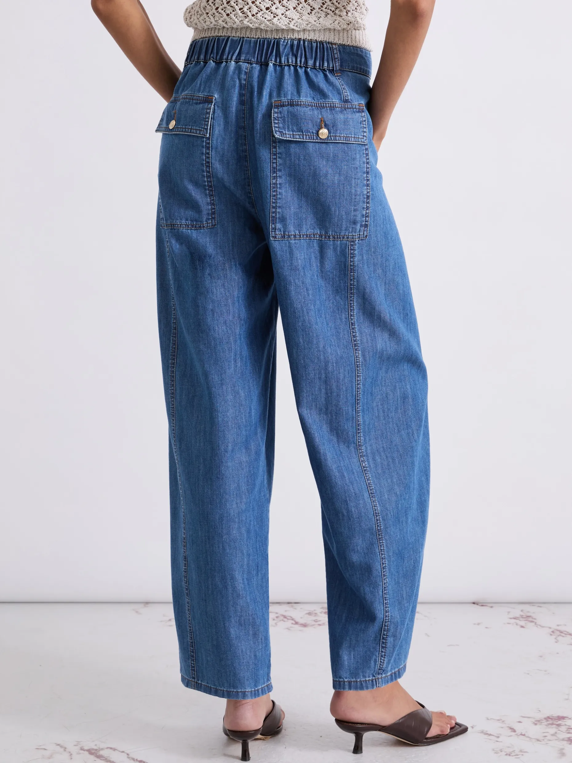 Jeans barrel - BLUE JEANS