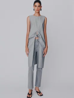 Jeans new flare in denim stretch - GRIGIO MEDIO