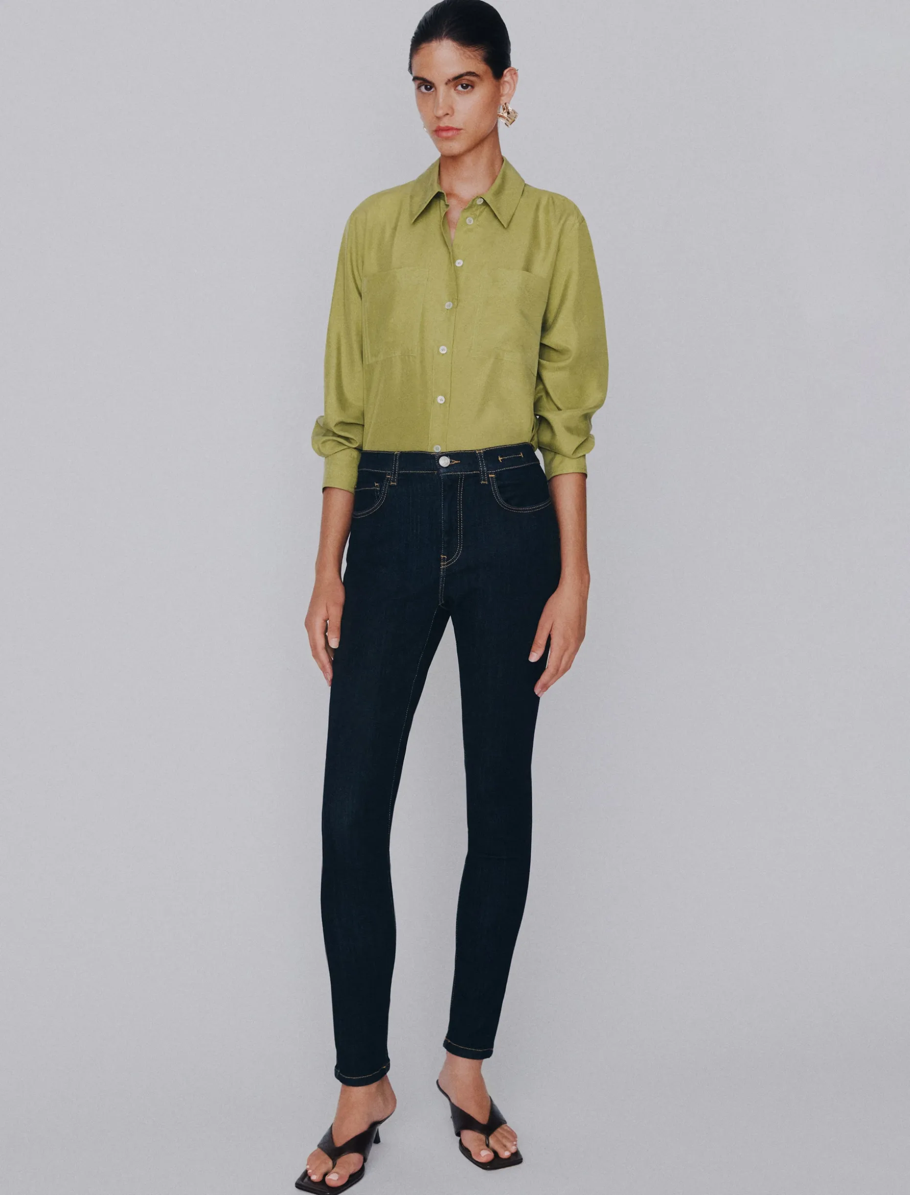 Jeans skinny a vita alta - BLUETTE