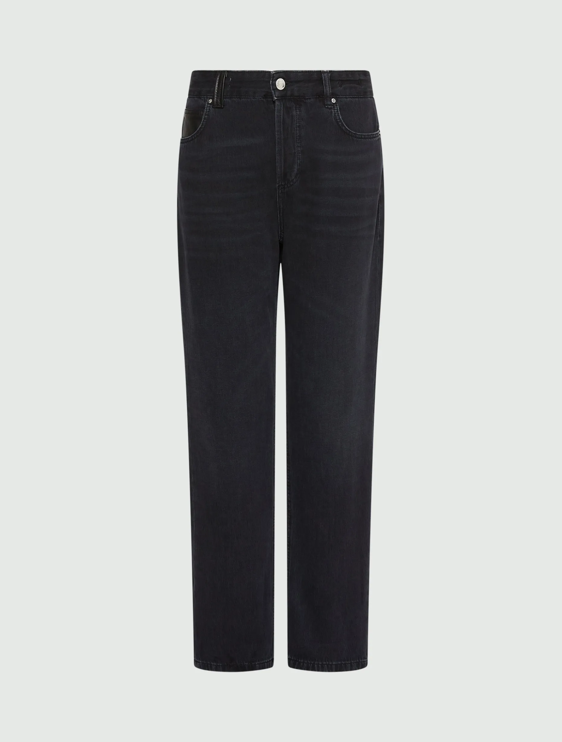 Jeans tomboy in denim - NERO