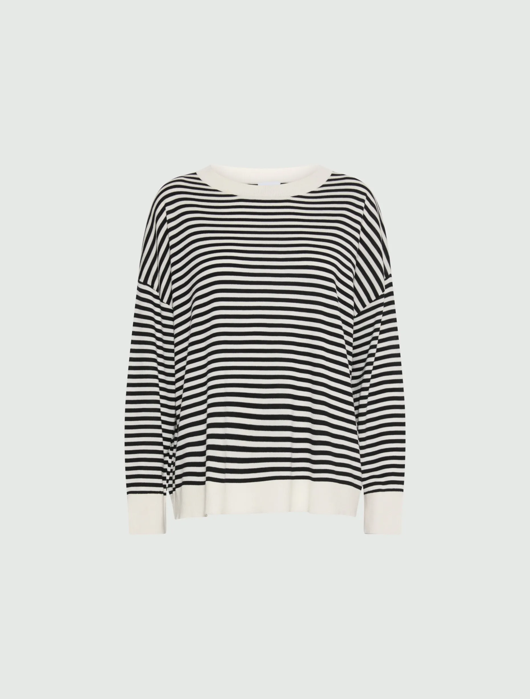 Maglia girocollo over - PANNA