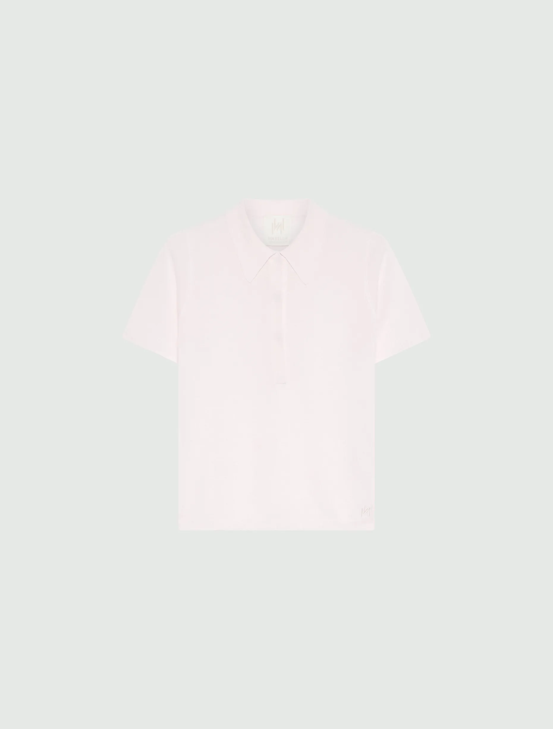 Maglia in viscosa con manica corta - ROSA