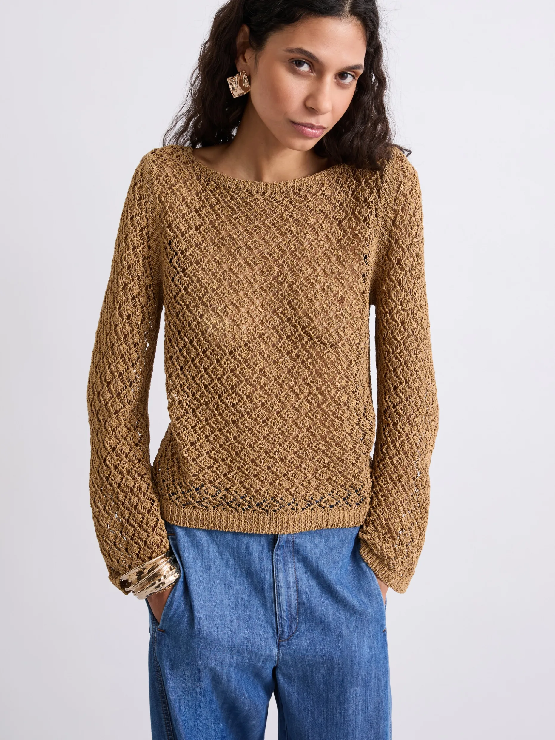 Maglia traforata boxy - DAINO
