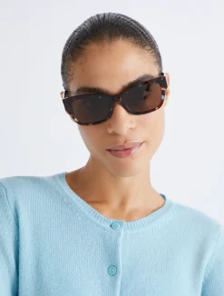 Occhiale da sole cat eye - TARTARUGA SCURA