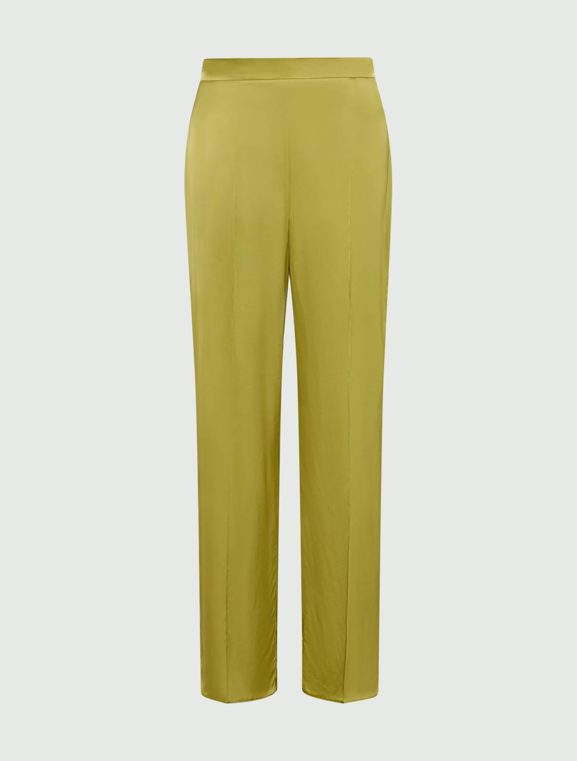 Pantalone ampio in raso stretch - ORIGANO