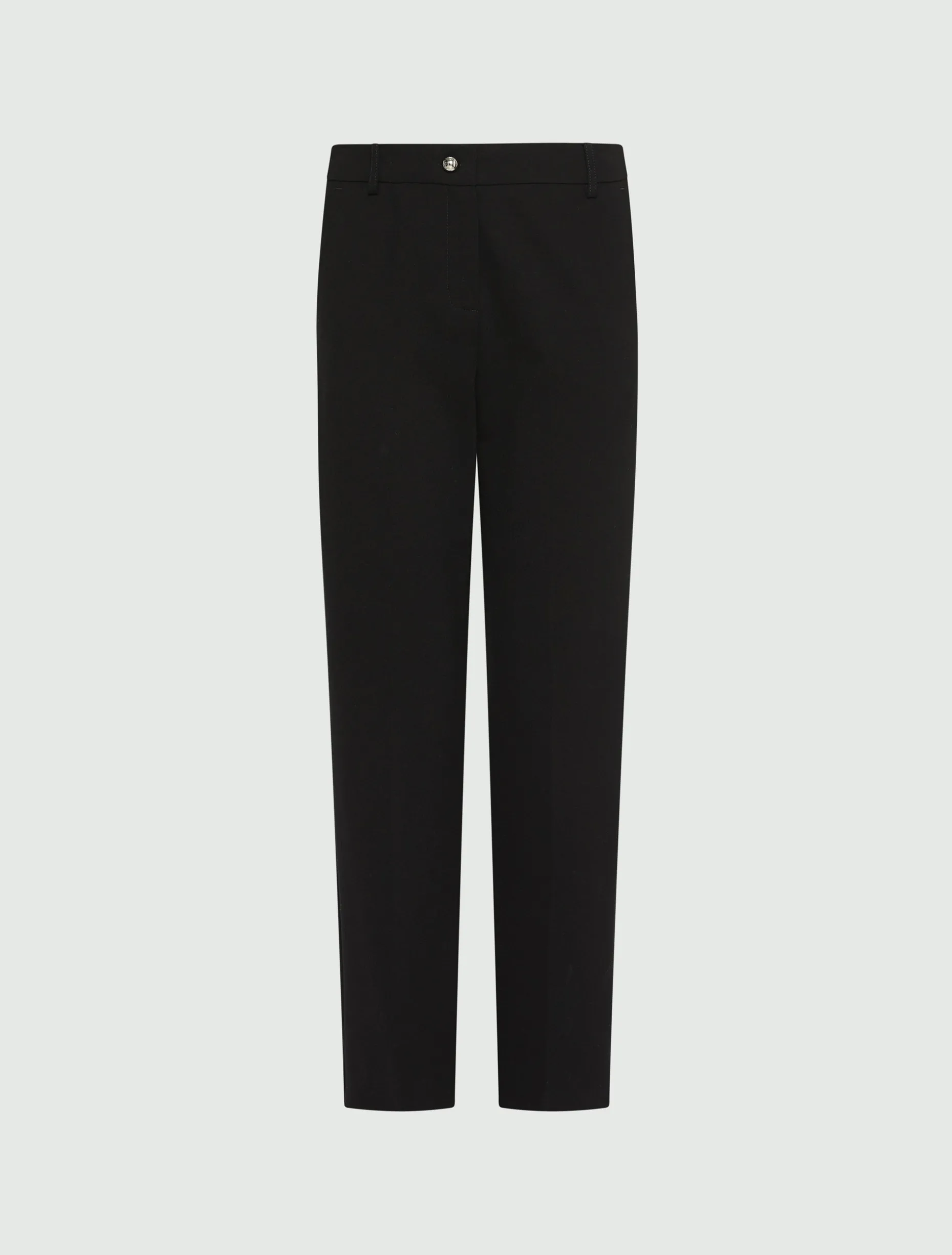Pantalone chino in jersey - NERO
