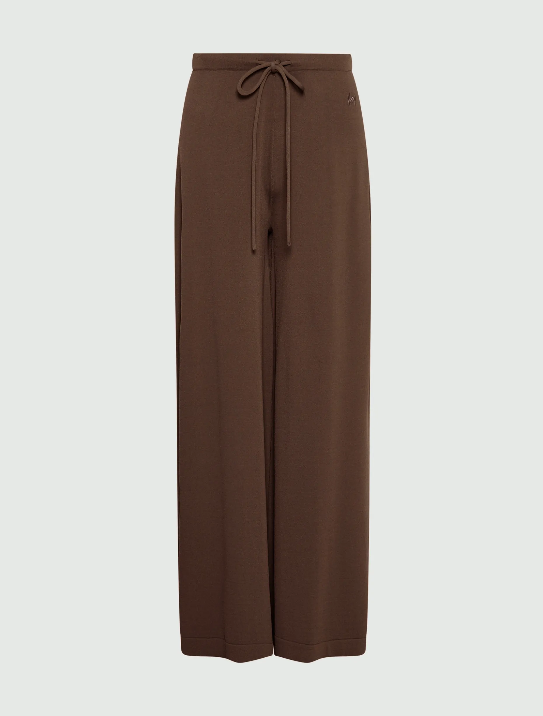 Pantalone con coulisse - MARRONE