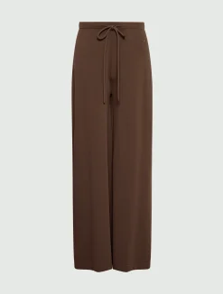 Pantalone con coulisse - MARRONE