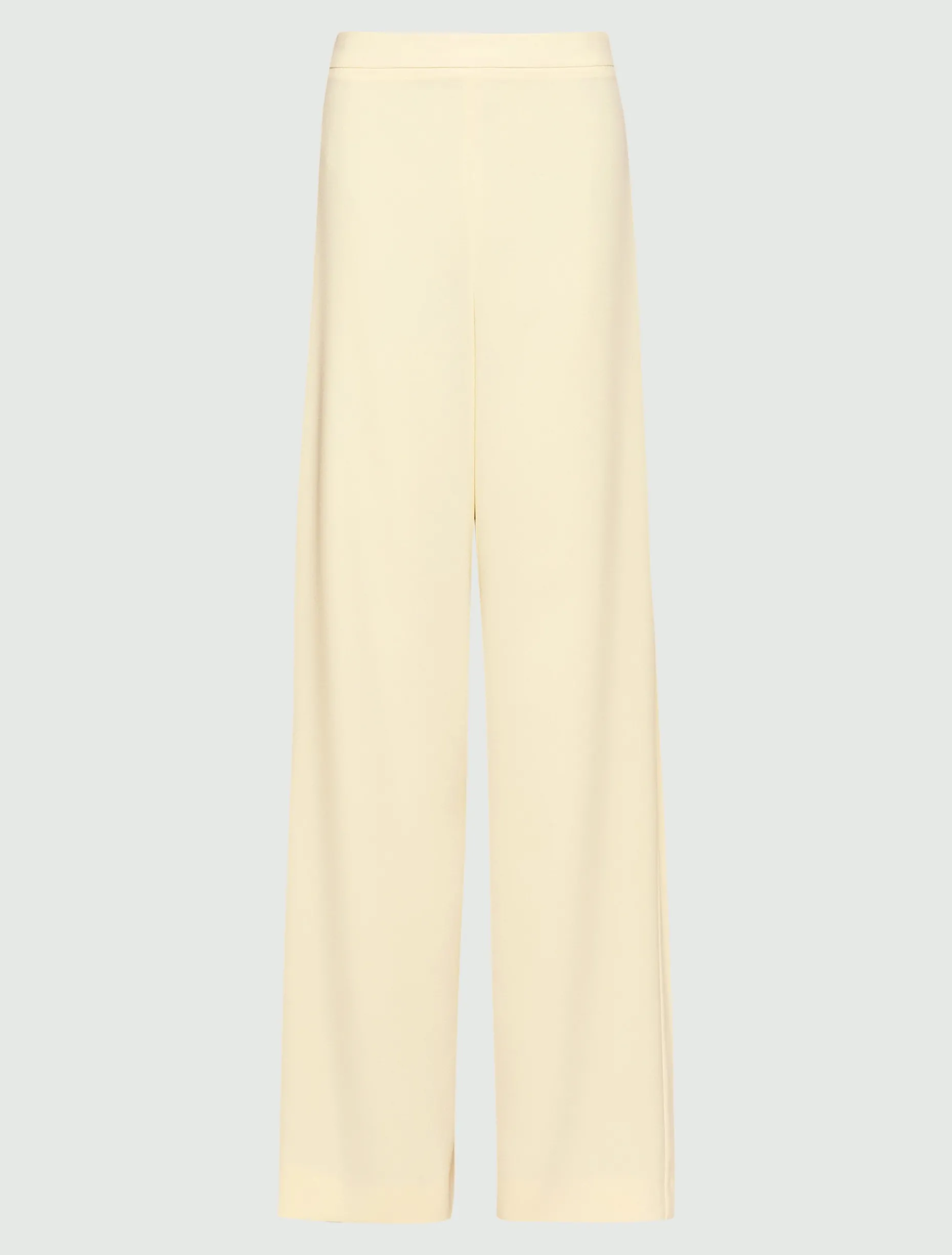 Pantalone in envers satin - BIANCO LANA