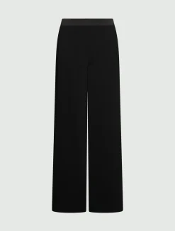 Pantalone in envers satin - NERO