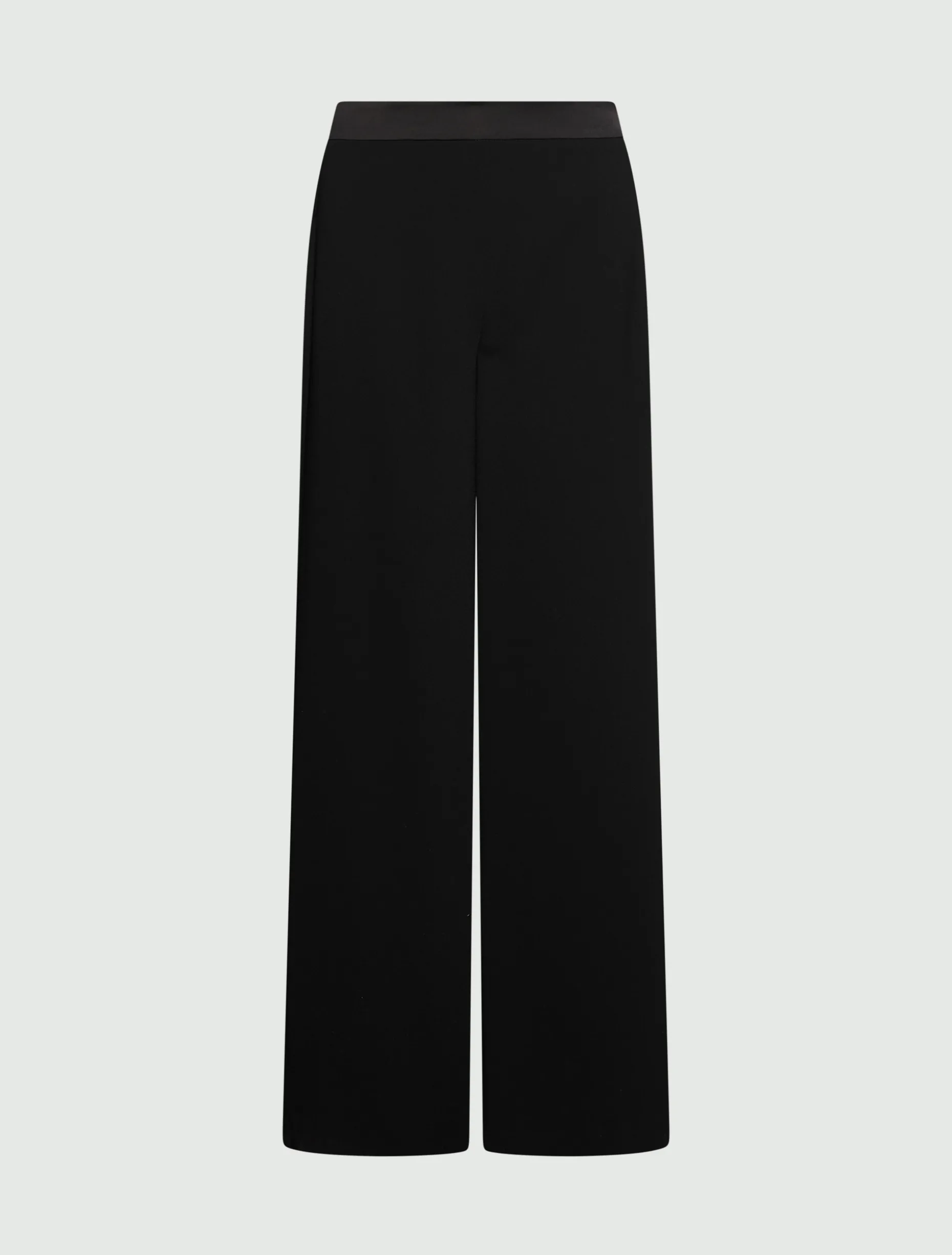 Pantalone in envers satin - NERO