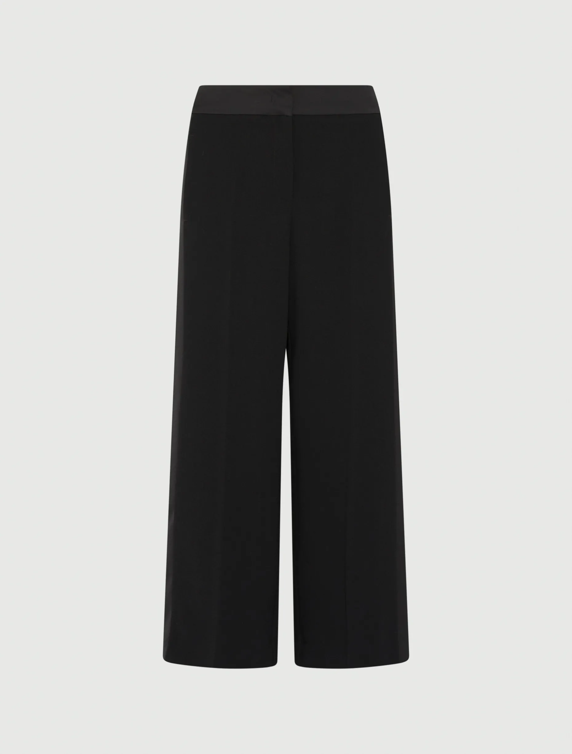 Pantalone in envers satin - NERO