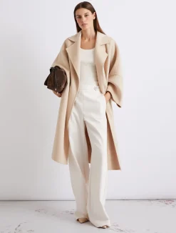 Pantalone in misto cotone stretch - BIANCO