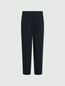 Pantalone in misto cotone stretch - BLU
