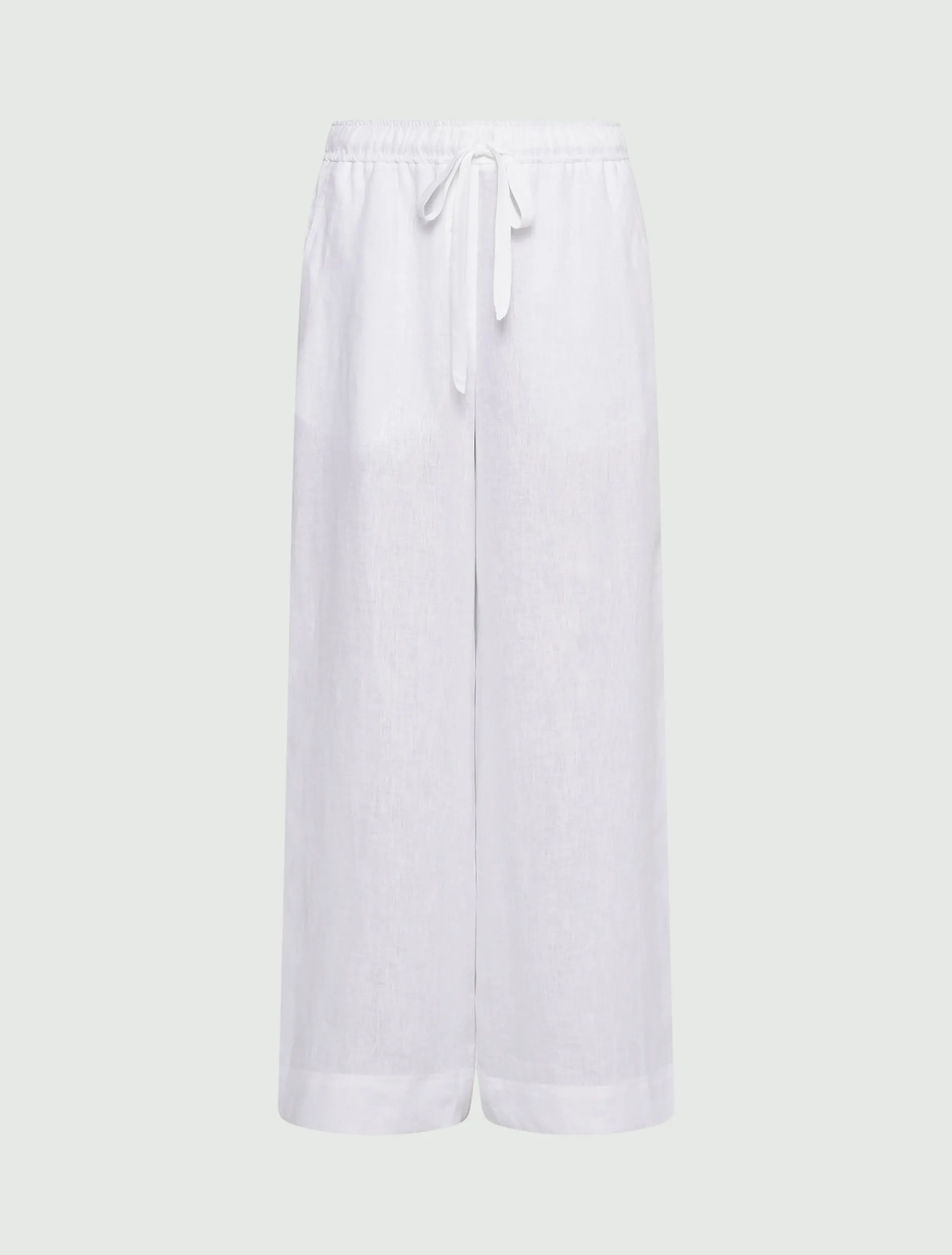 Pantalone in puro lino - BIANCO OTTICO
