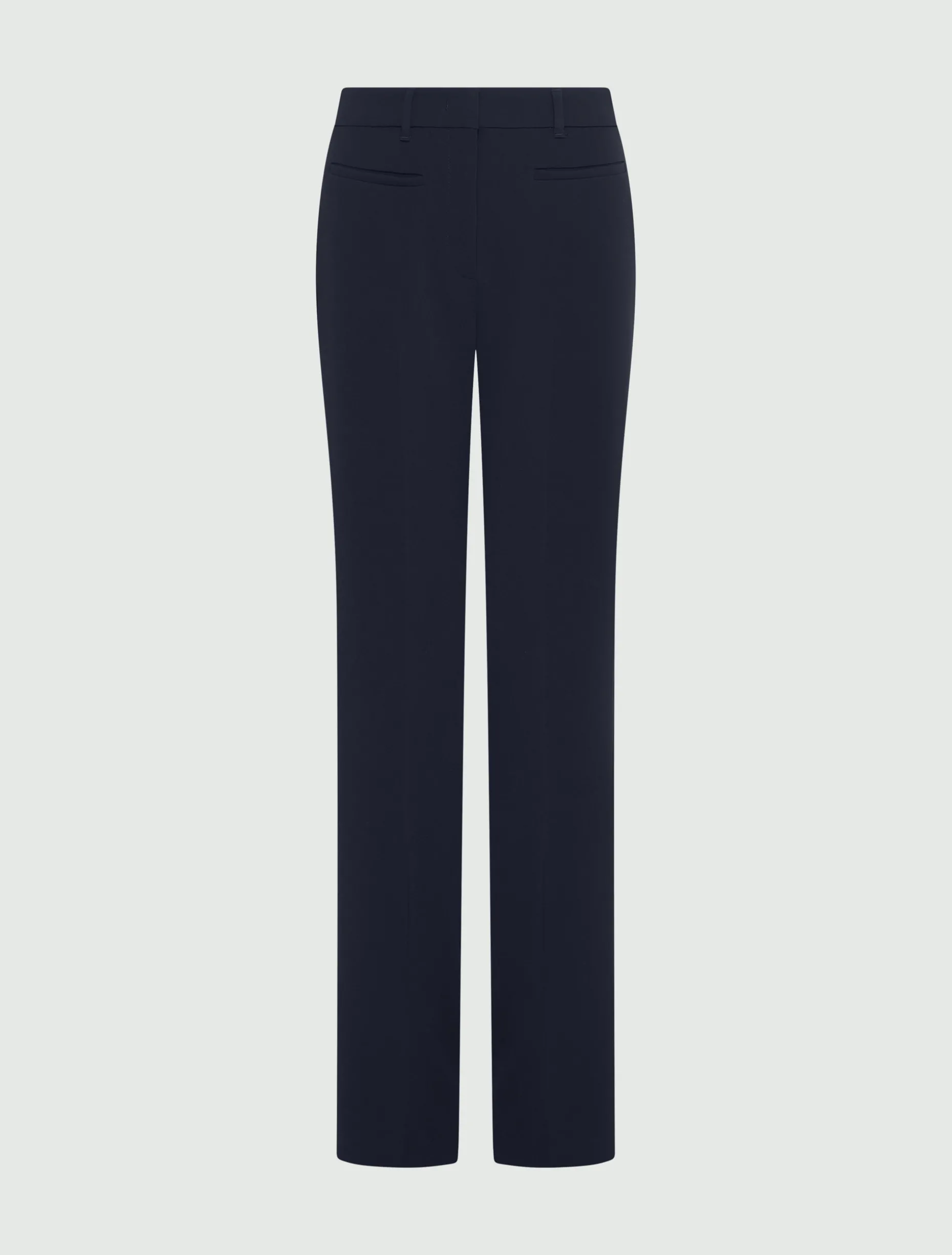 Pantalone leggermente flare in cady - BLU