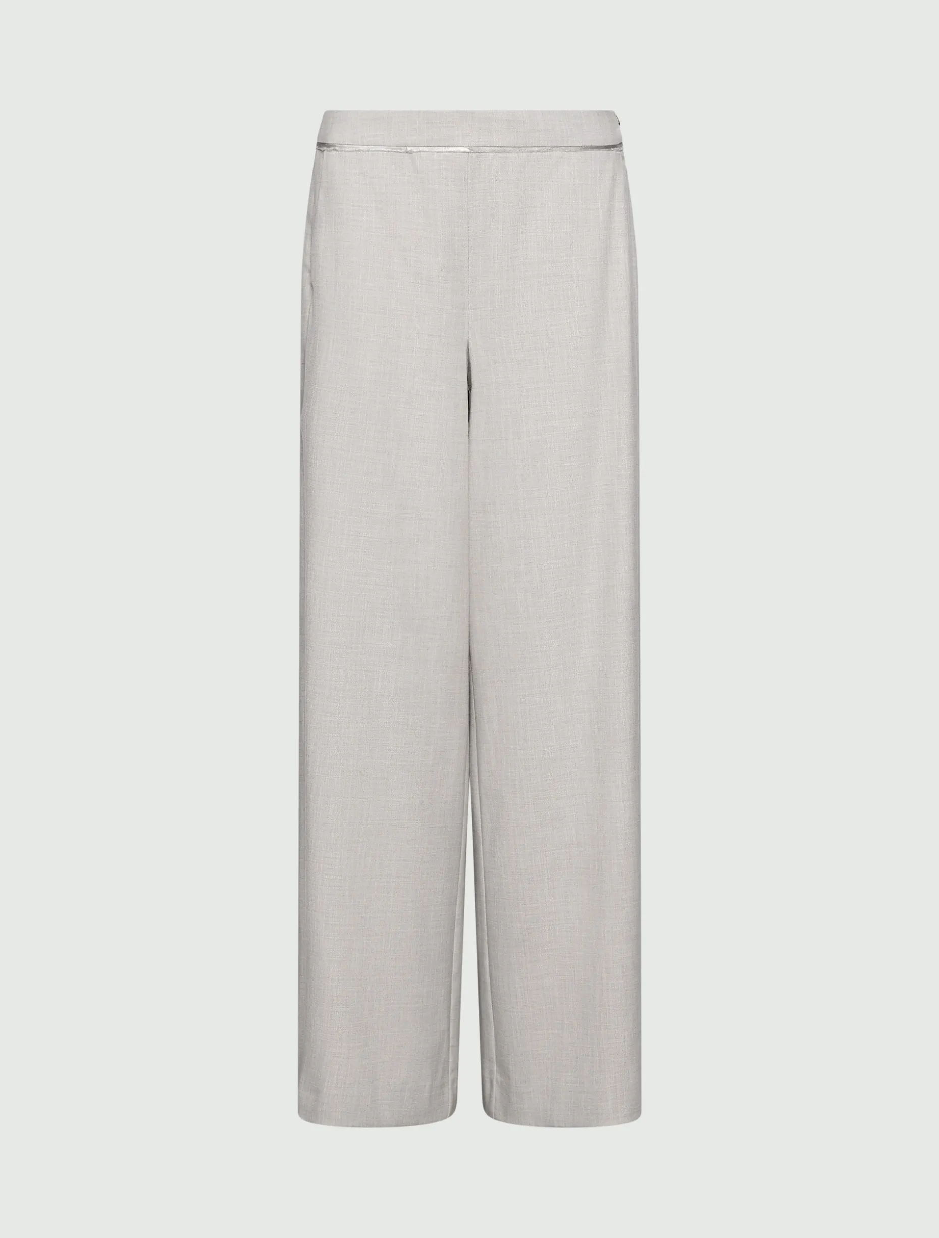 Pantalone wide leg - GRIGIO CHIARO