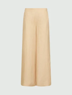 Pantalone wide leg in lino - DAINO