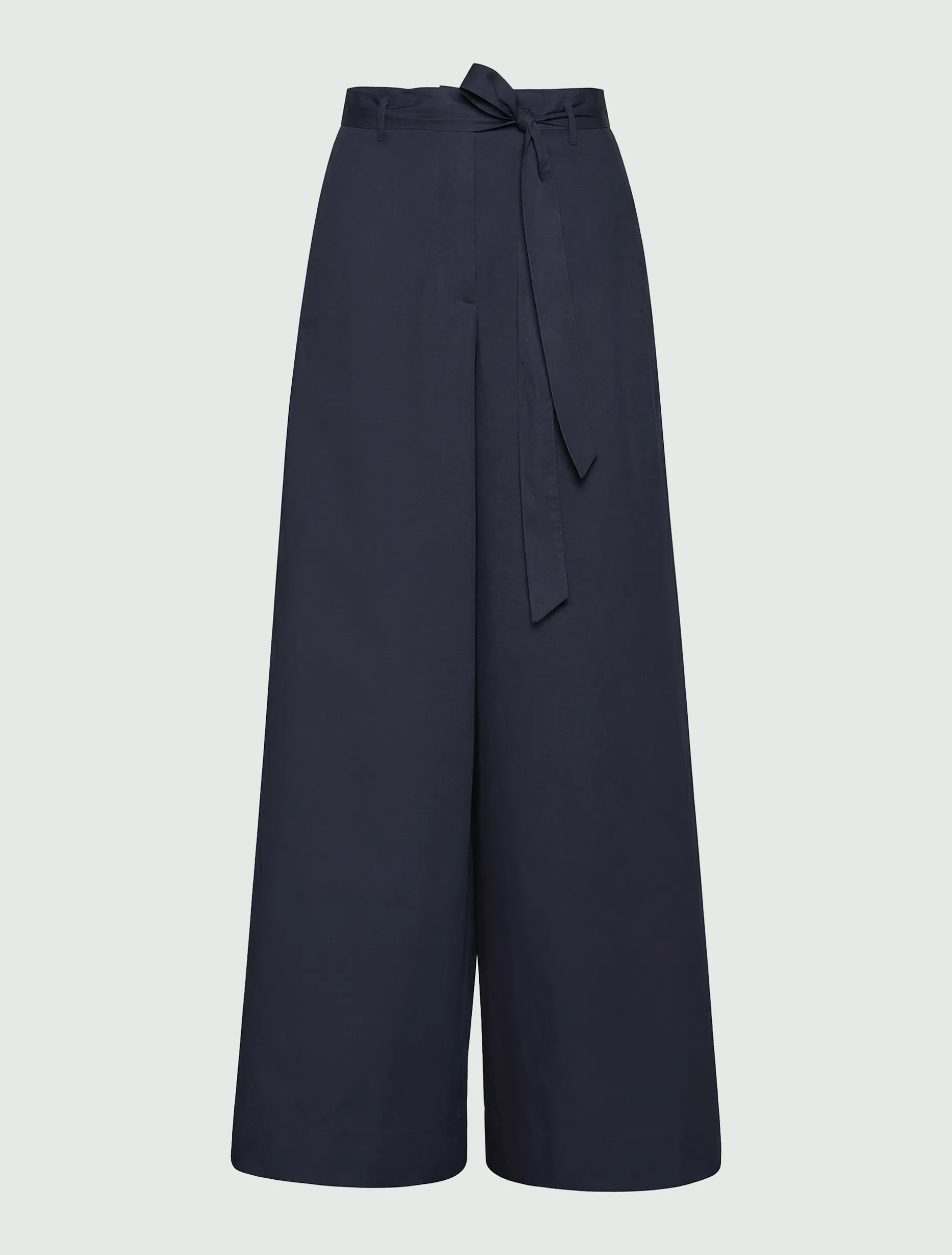 Pantaloni super wide leg - BLU