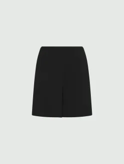 Shorts in envers satin - NERO