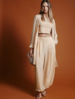 Top corto in maglia di viscosa - NUDO