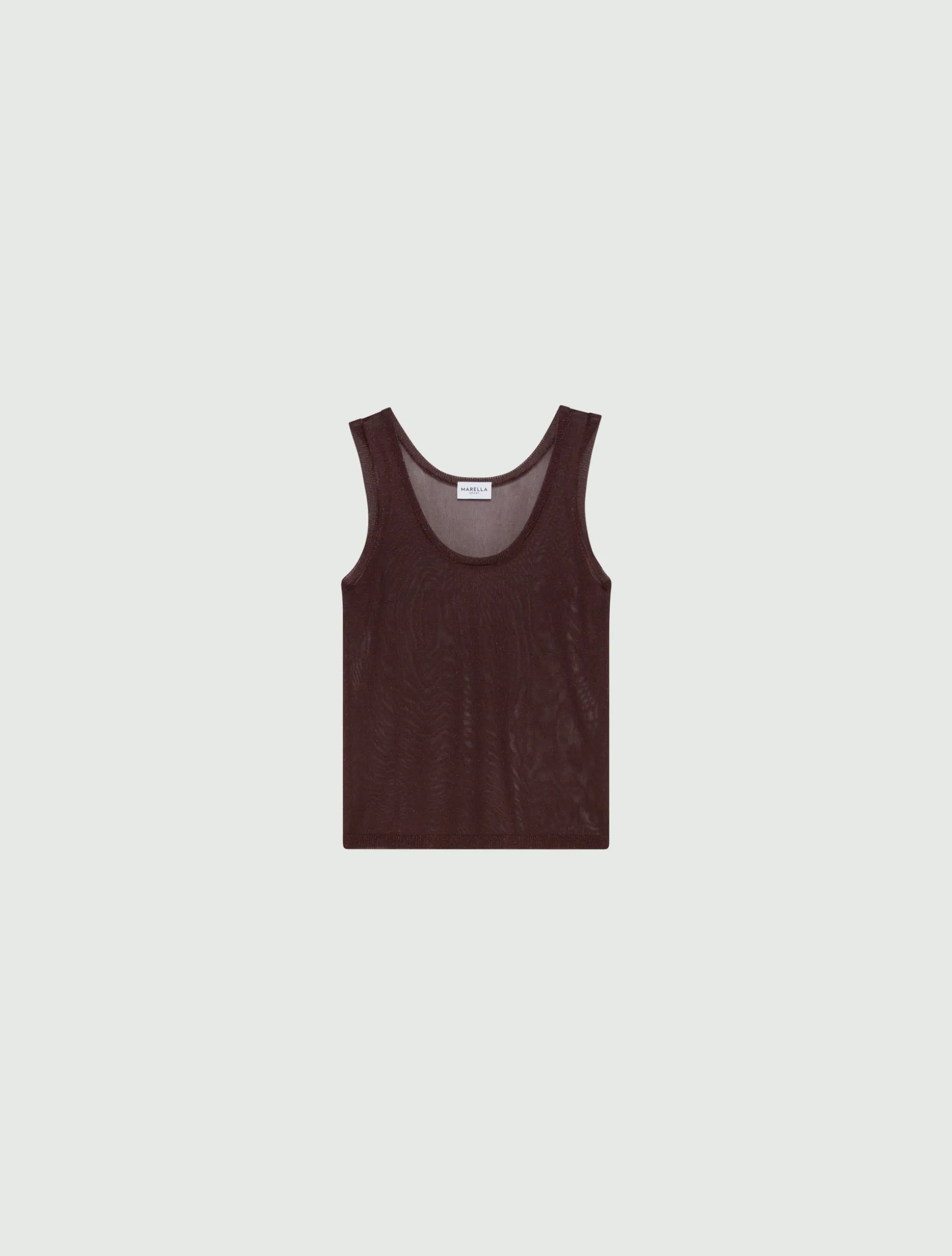 Top in viscosa lurex - BORDEAUX