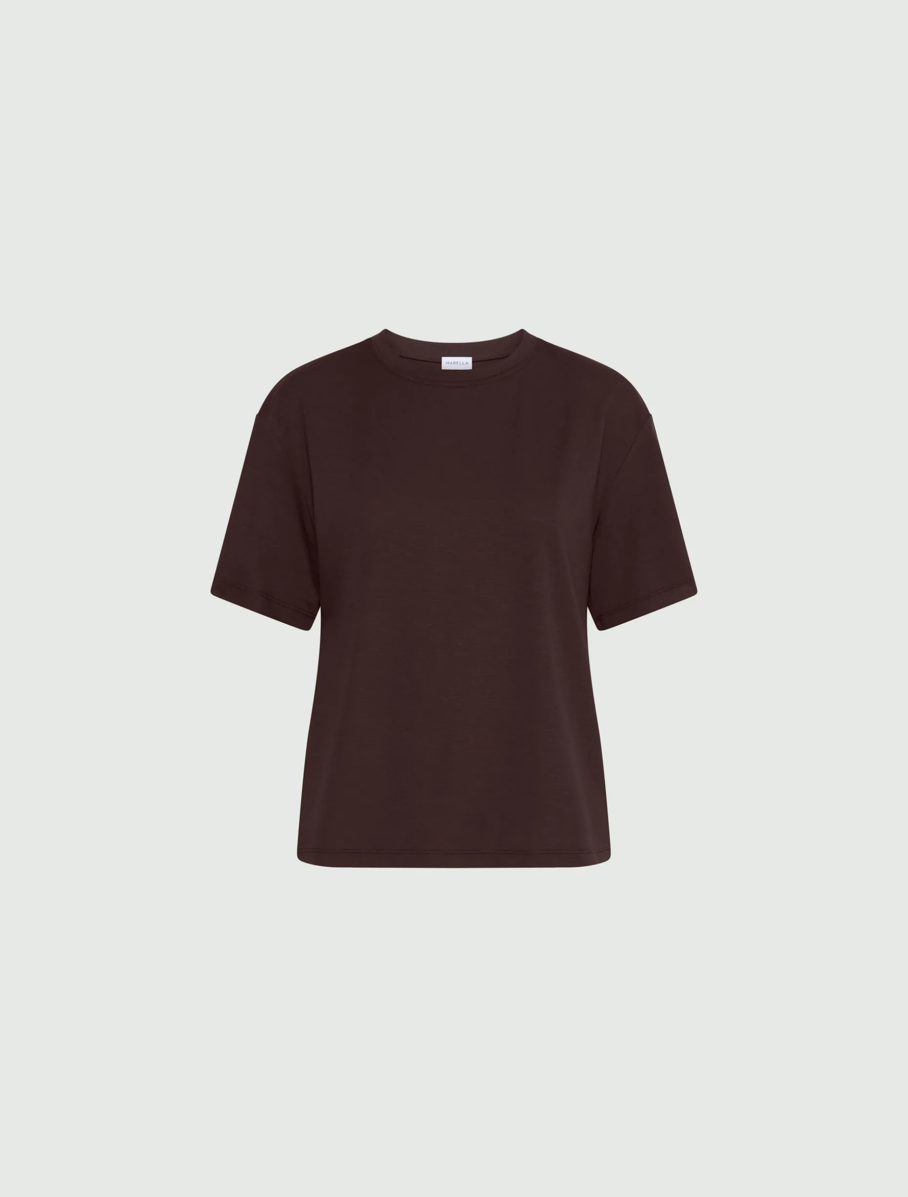 T-shirt boxy - CIOCCOLATO