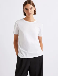T-shirt in jersey di puro cotone - BIANCO OTTICO