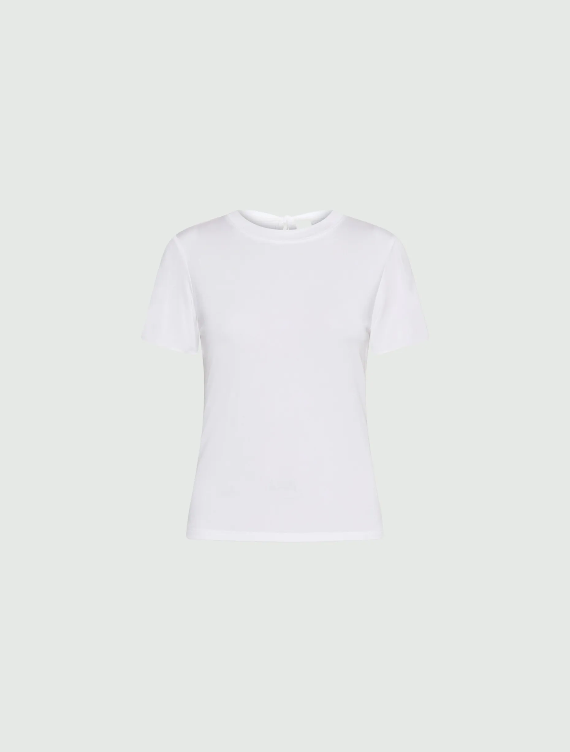 T-shirt in jersey di viscosa - BIANCO